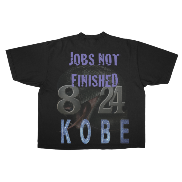 Kobe Bryant “Mamba 8/24” Tribute Magazine Cover Tee – Job’s Not Finished Edition - Image 4