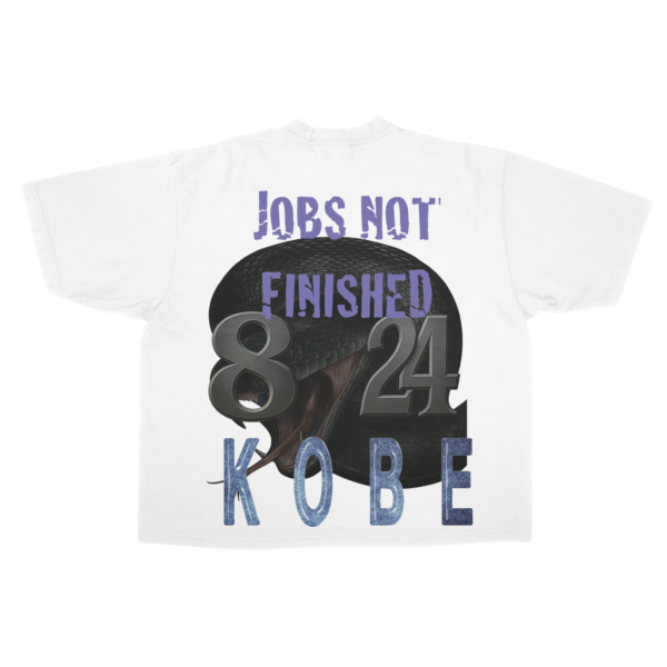 Kobe Bryant “Mamba 8/24” Tribute Magazine Cover Tee – Job’s Not Finished Edition - Image 5