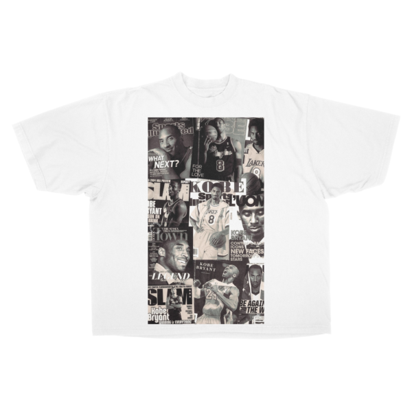Kobe Bryant “Mamba 8/24” Tribute Magazine Cover Tee – Job’s Not Finished Edition - Image 2