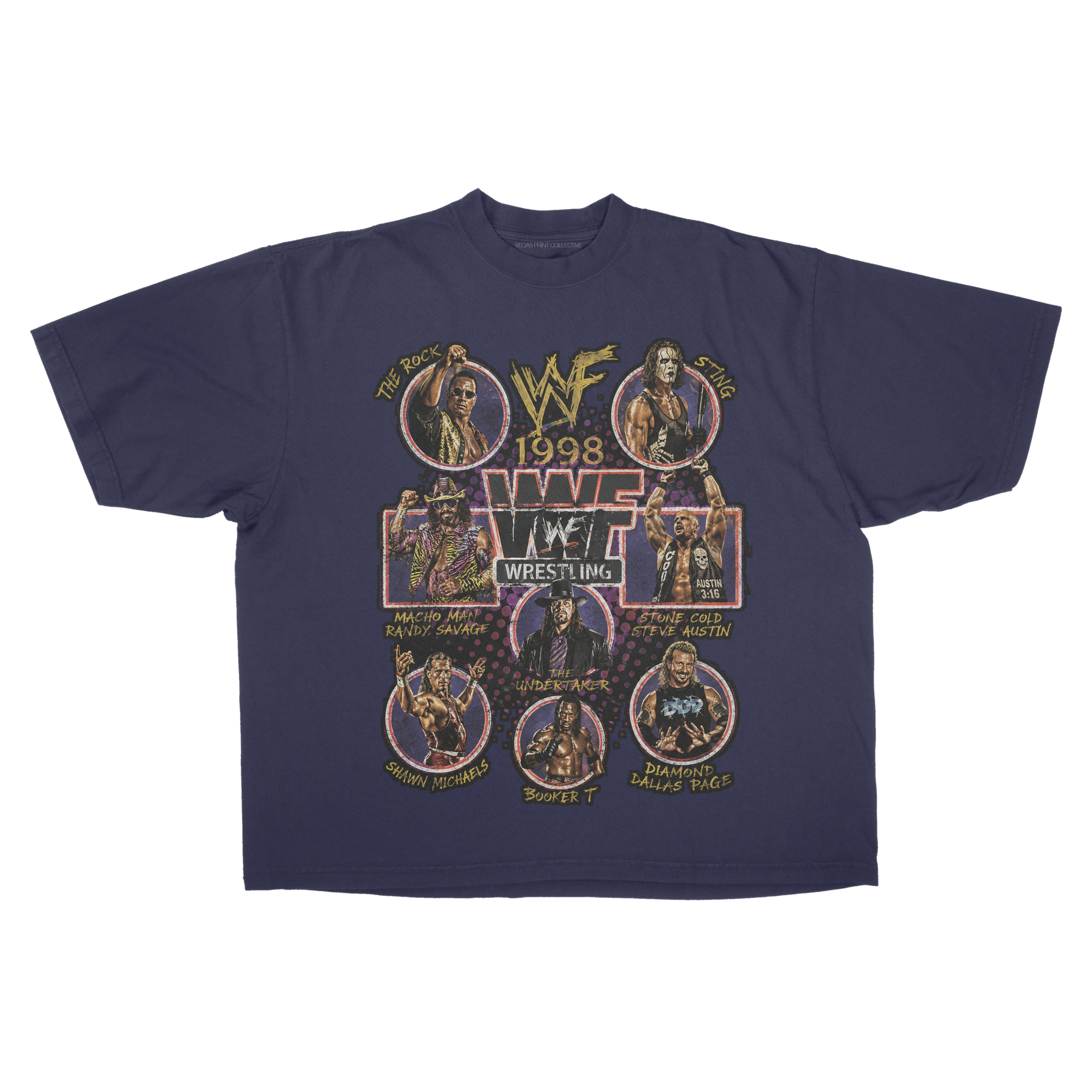 1998 Vintage Wrestling Legends Tee - Image 2