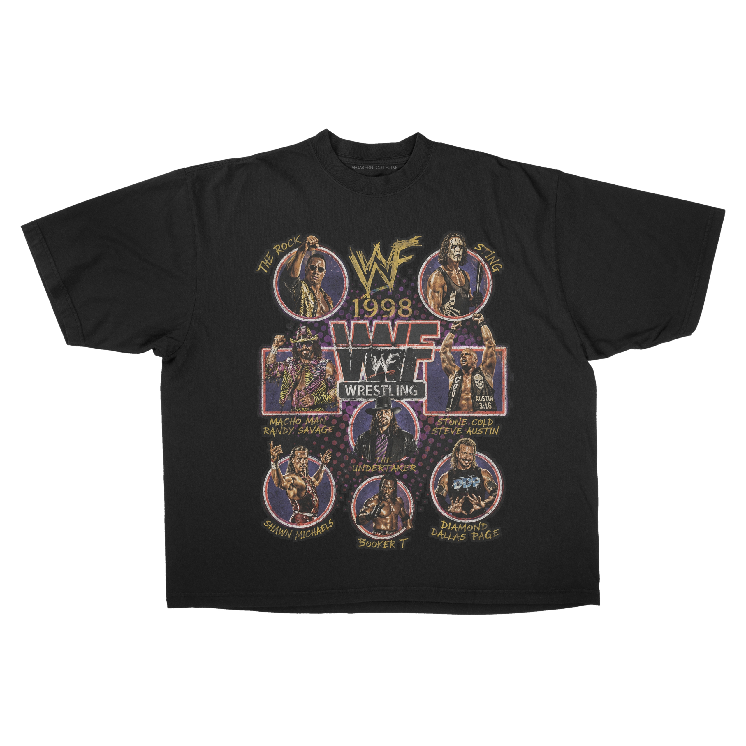1998 Vintage Wrestling Legends Tee